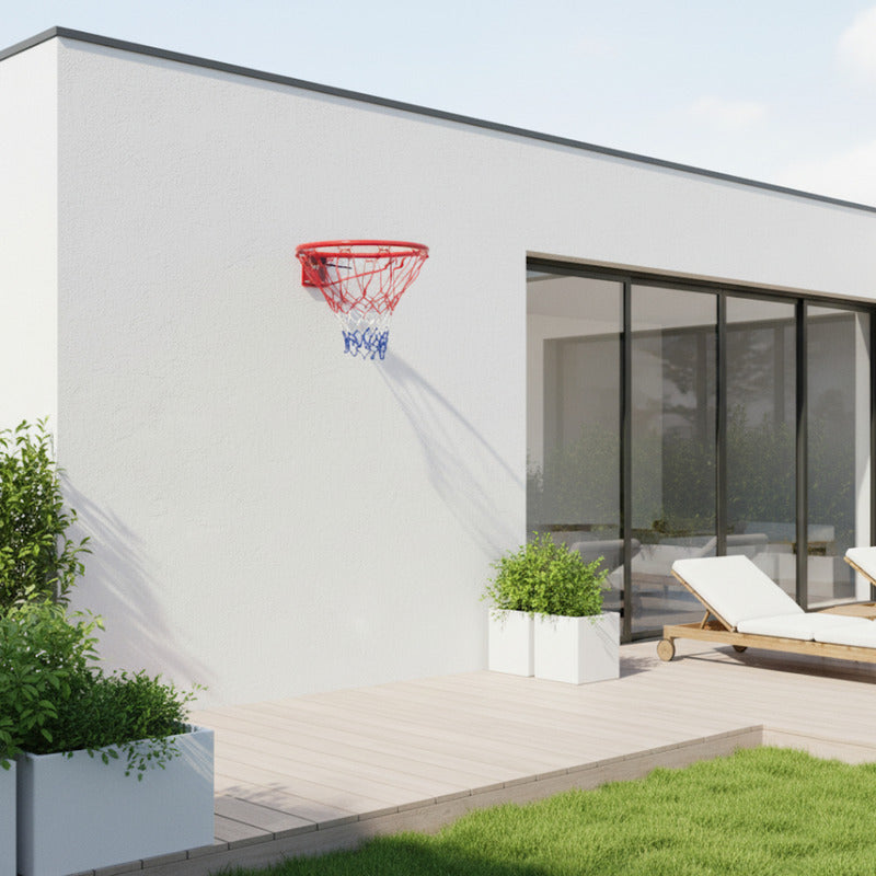 Aro De Basquet 1 Resorte Exahome Nº 7 Y Red Reforzado Basket
