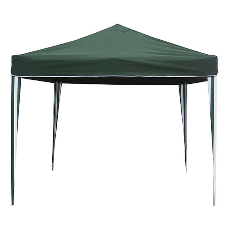Lona Sola Tela Polyester Para Gazebo Plegable 3x3 Repuesto Verde