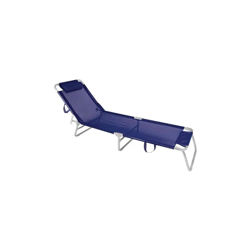 Reposera Camastro Exahome Cama Aluminio Hogar Camping Playa