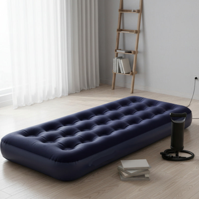 Colchon Inflable 1 Plaza Con Inflador Exahome Tienda Oficial Azul