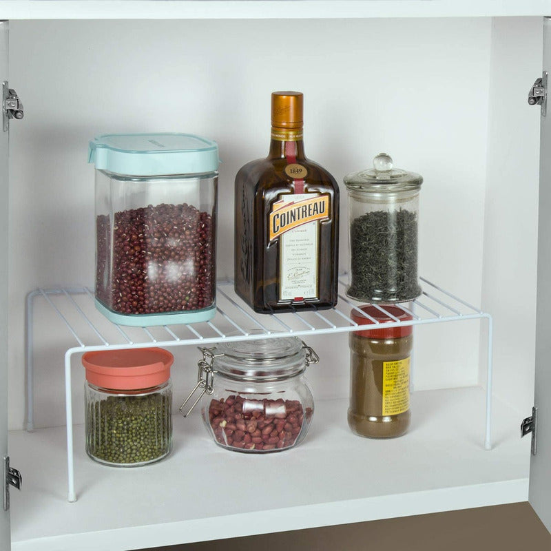 Organizador Alzada De Alacena Exahome Metal Estante Cocina