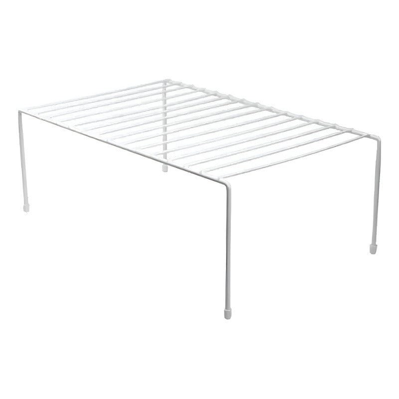 Organizador Alzada Alacena Exahome Metal Estante Reforzado Color Blanco