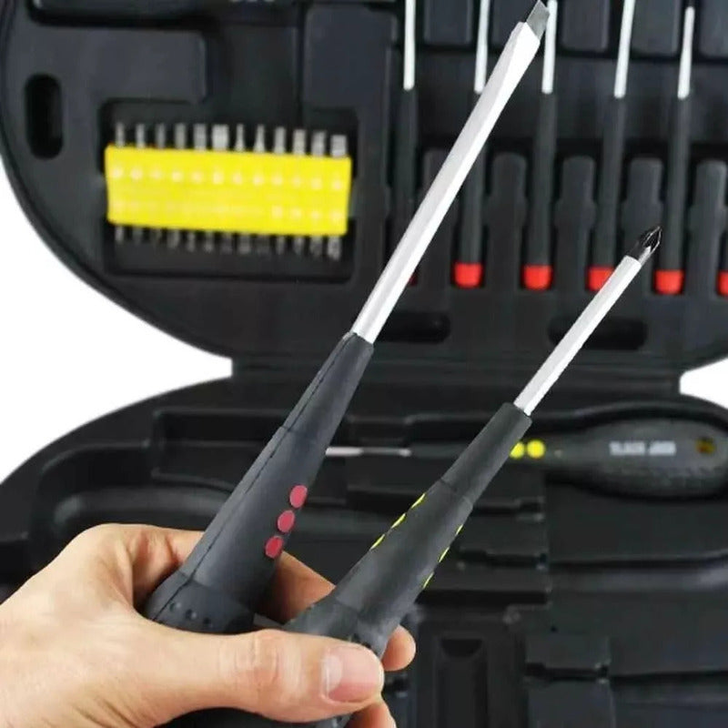 Set Juego Destornilladores Puntas 42 Pz Precision Acc Valija