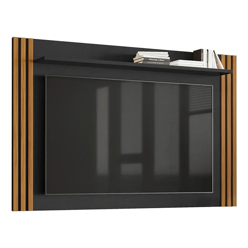 Rack Tv Panel Premium Exahome Exclusivo Mueble Televisión Negro