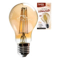 Lampara Foco Vintage Ambar Clasica Filamento 4w Ámbar