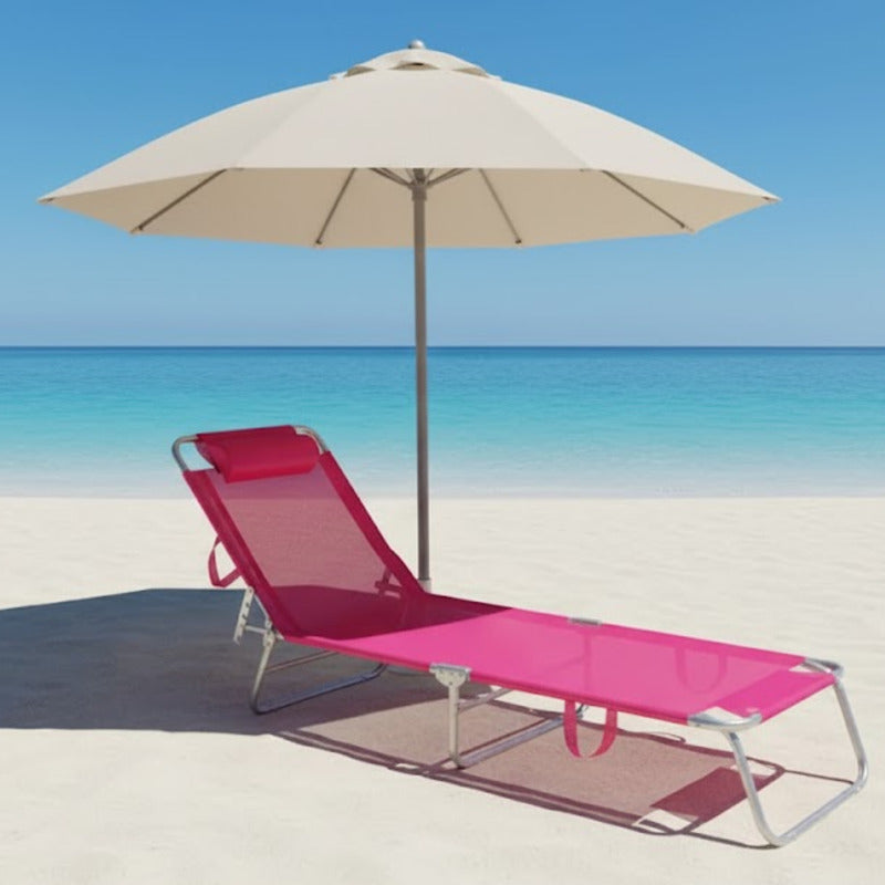Reposera Camastro Exahome 4 Posiciones Hogar Camping Playa