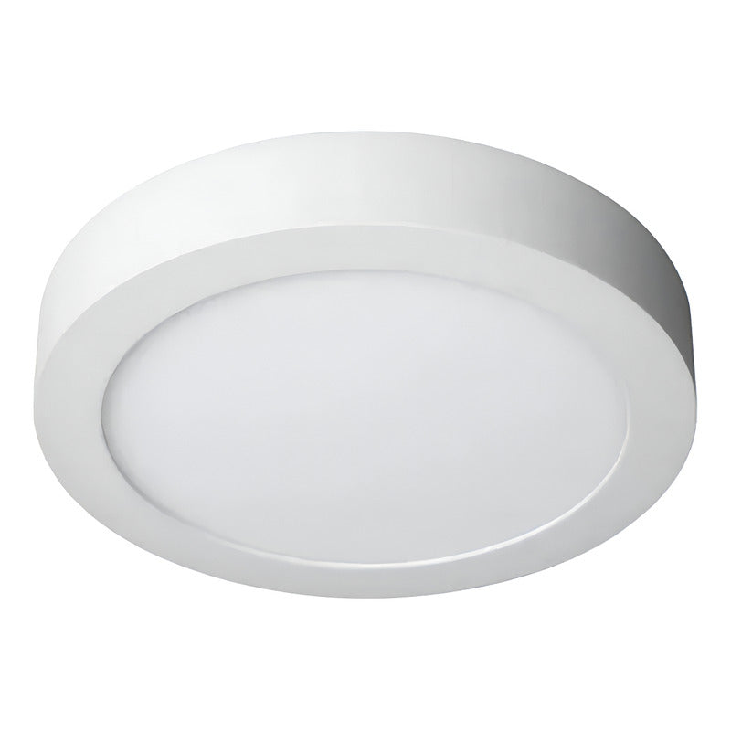 Lámpara Plafón De Techo Exahome Plafon 18w Redondo Con Base Blanco