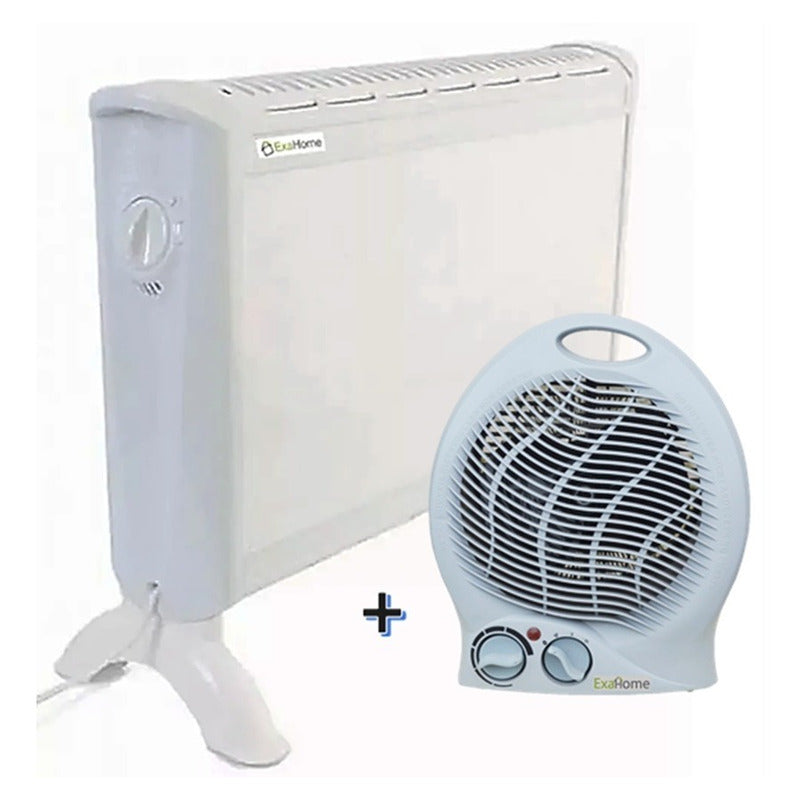 Combo Caloventor Exahome + Convector Estufa Electrica
