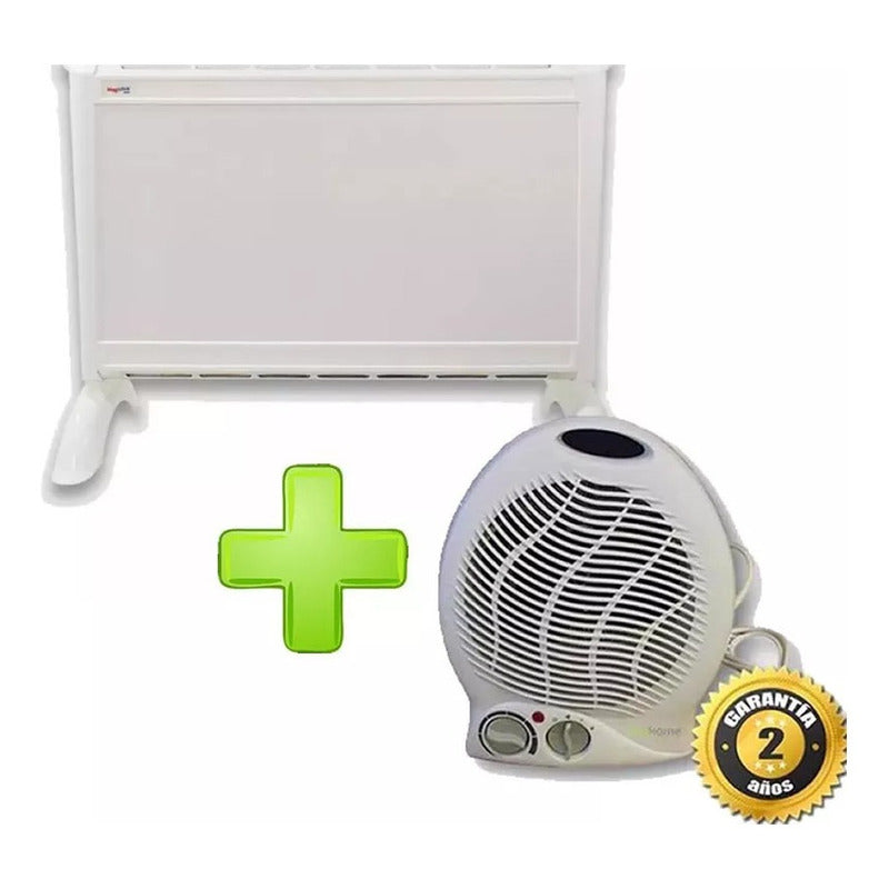 Calefactor Electrico Exahome + Caloventor Estufa Electrica