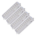 Pack 4 Unid Luz De Emergencia Exahome 30 Led 220v Recargable Blanco