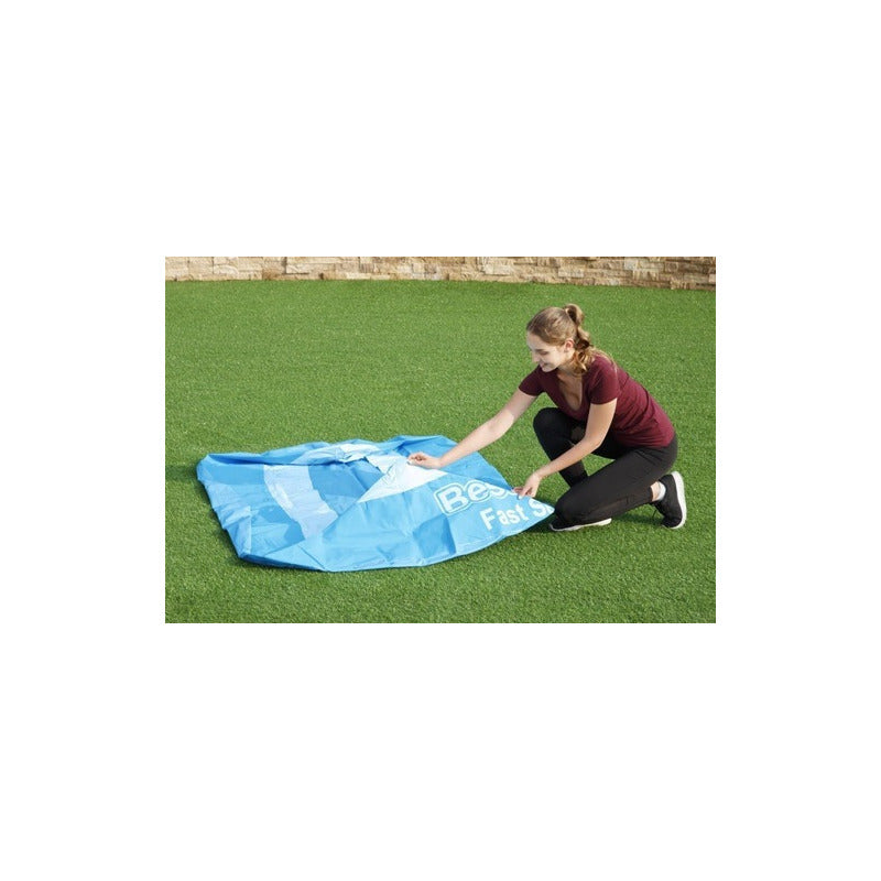 Pileta Inflable Redonda Fast Set 1880 Lts Bestway 57448 Color Azul