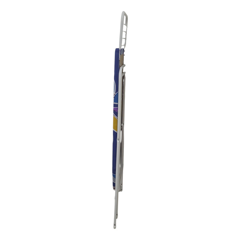 Tabla De Planchar Plegable Con Apoya Plancha Ropa Floreado Azul