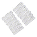Pack 12 Unid Luz De Emergencia Litio 30 Led 220v Recargable Blanco