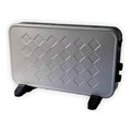 Calefactor Electrico Alta Gama Exahome Con Termostato Ct03 Gris