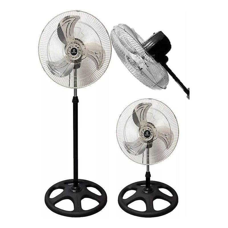 Ventilador Exahome 3 En 1 Pie Pared Turbo Ind. Argentina