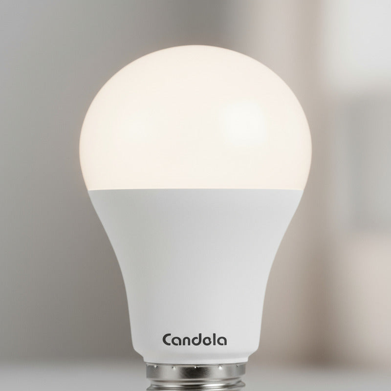 Lampara Led Foco Clasica A60 7w Calida Pack 5u Blanco Cálido