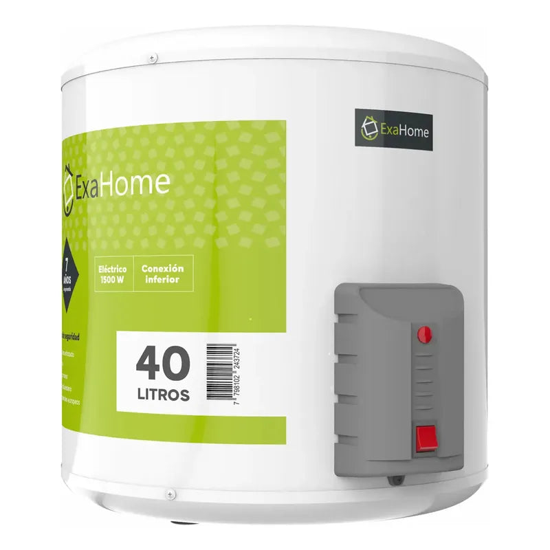 Termotanque Exahome Electrico 40 Litros Carga Inferior 1500w Blanco