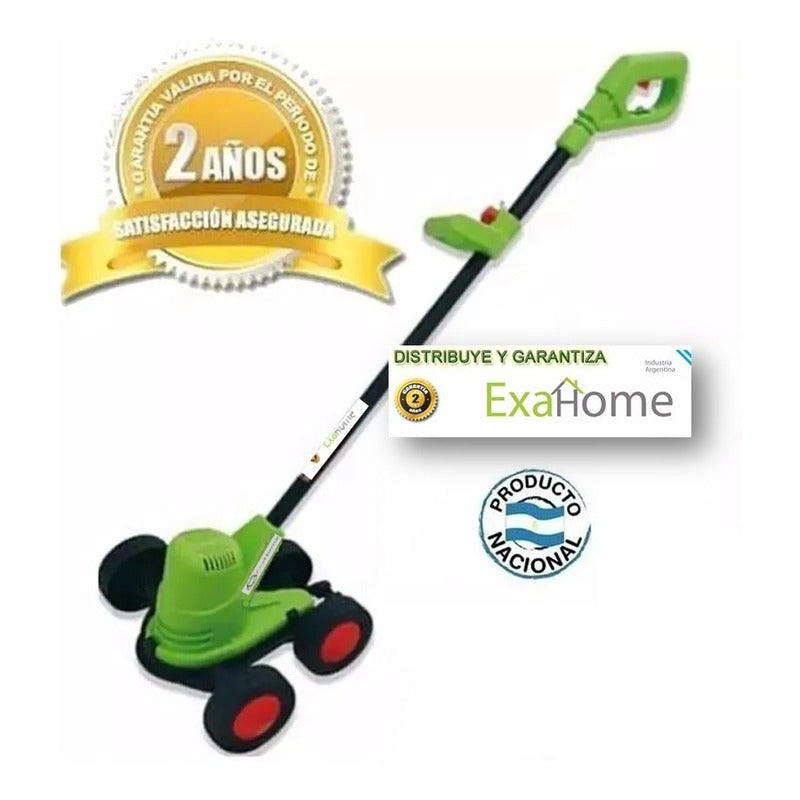 Bordeadora Electrica 600w Con Carrito Exahome Cortadora Verde