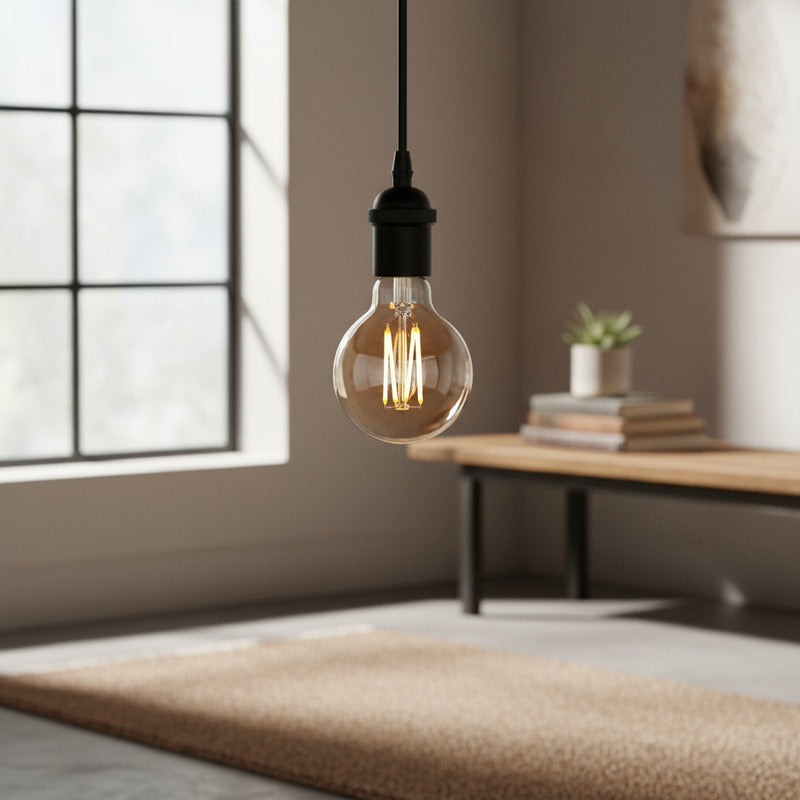 5 Lamparas Foco Vintage Ambar Luz Clara Luz Tienda Oficial Ámbar