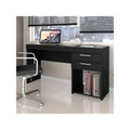 Escritorio Exahome Mesa De Pc Con Corredera Metálica Premium Negro