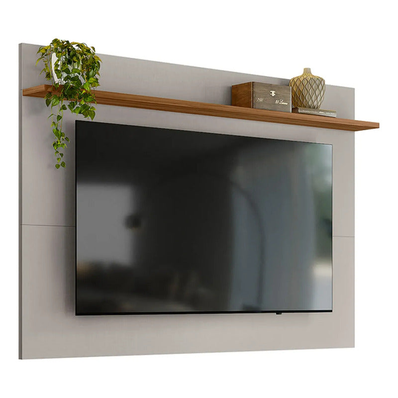 Rack Tv Premium Exahome 70 Pulgadas Mueble Televisión Blanco