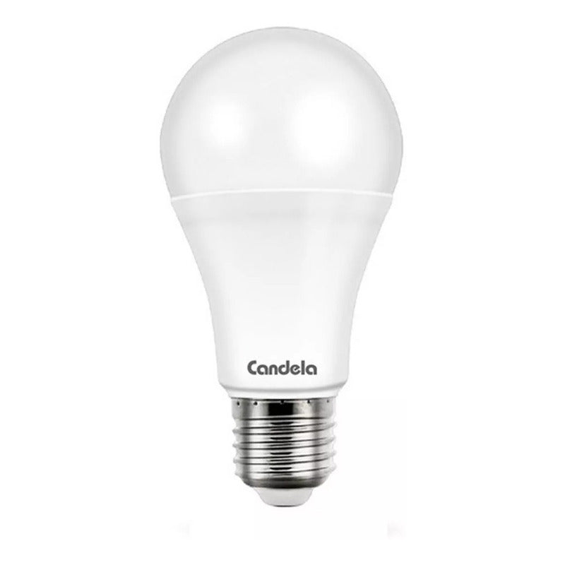 10 Lámparas Led 12w 100w Luz Cálida Candela Clásica 6521 Luz Blanco Cálido