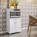 Organizador De Cocina Despensero Exahome Porta Microondas Blanco
