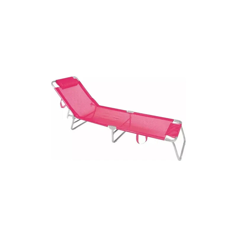 Reposera Camastro Exahome Cama Aluminio Hogar Camping Playa