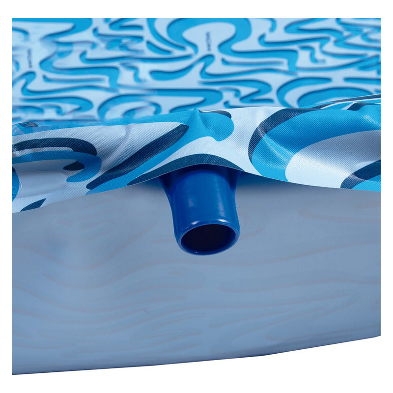 Pileta Estructural Rectangular Mor 001002 Con Capacidad De 1000 Litros 1.26x1.89 M Azul Agua