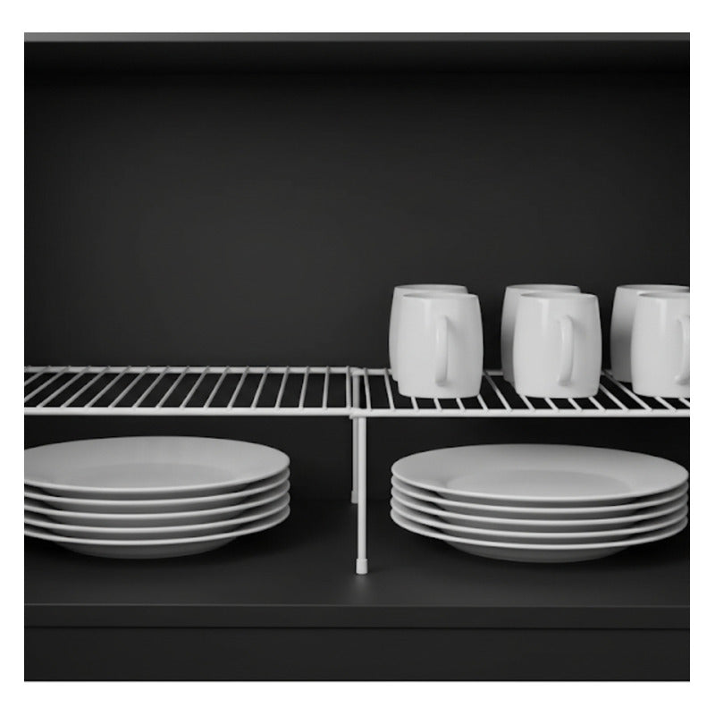 Organizador Alzada Alacena Extensible Exahome Estante Extra Blanco