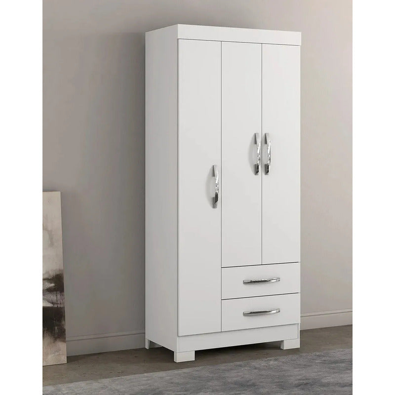 Placard Premium Ropero Exahome Multiuso 3 Puertas Exclusivo Blanco
