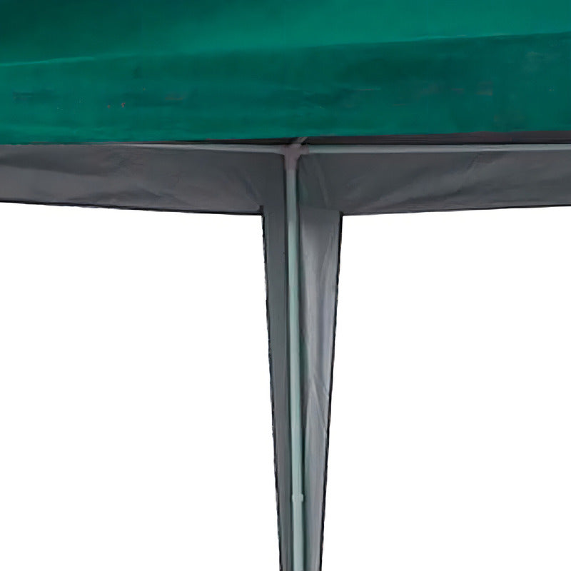 Gazebo Mor Oxford De Poliéster, 3 X 3 M, Color Verde