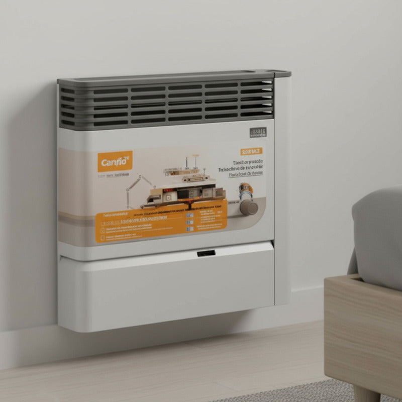 Calefactor Tiro Balanceado Emege Euro 5400 Tbu 2155 Garantia Gris