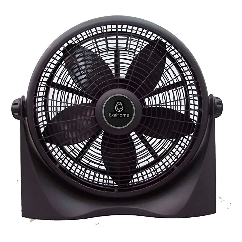 Ventilador De Piso Exahome Turbo Semi Industrial De 16  Y 90w Negro 16 Pulgadas Negro Plástico 5