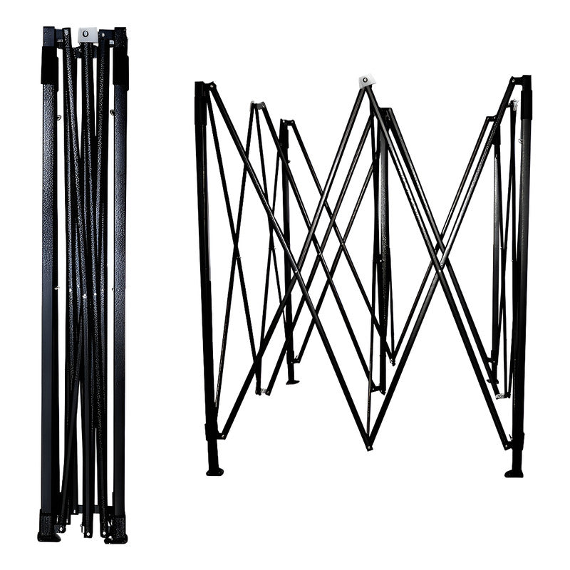 Estructura Reemplazo De Gazebo Plegable 4,5 X 3mts Exahome Negro