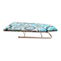 Tabla De Planchar De Mesa Plegable Practica Liviana Color Floreado Verde