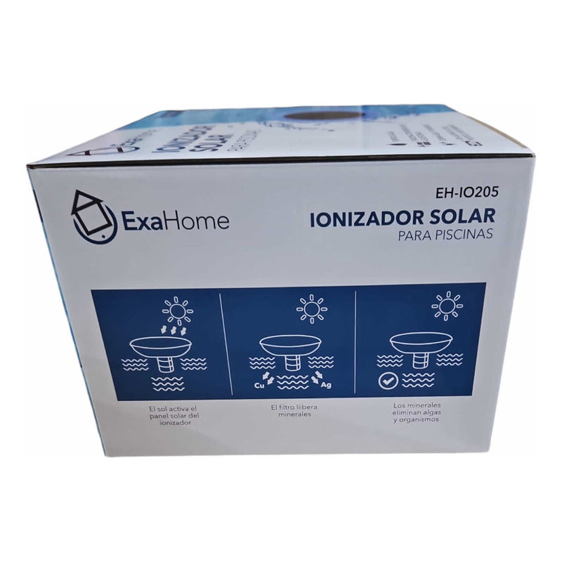 Ionizador Solar Pileta Exahome Boya Anti Sarro 130000 Litros