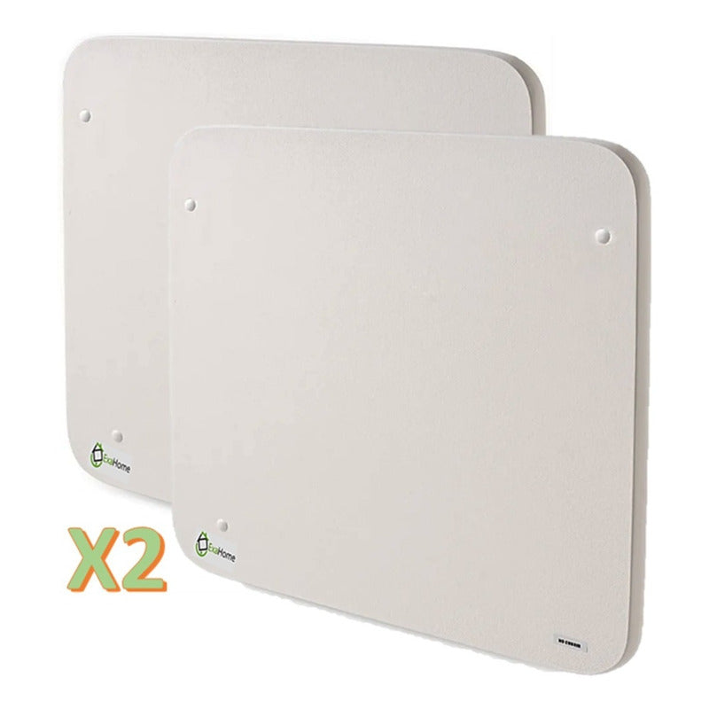 Combo 2 Panel Placa 480w Calefactor El Tienda Oficial Blanco