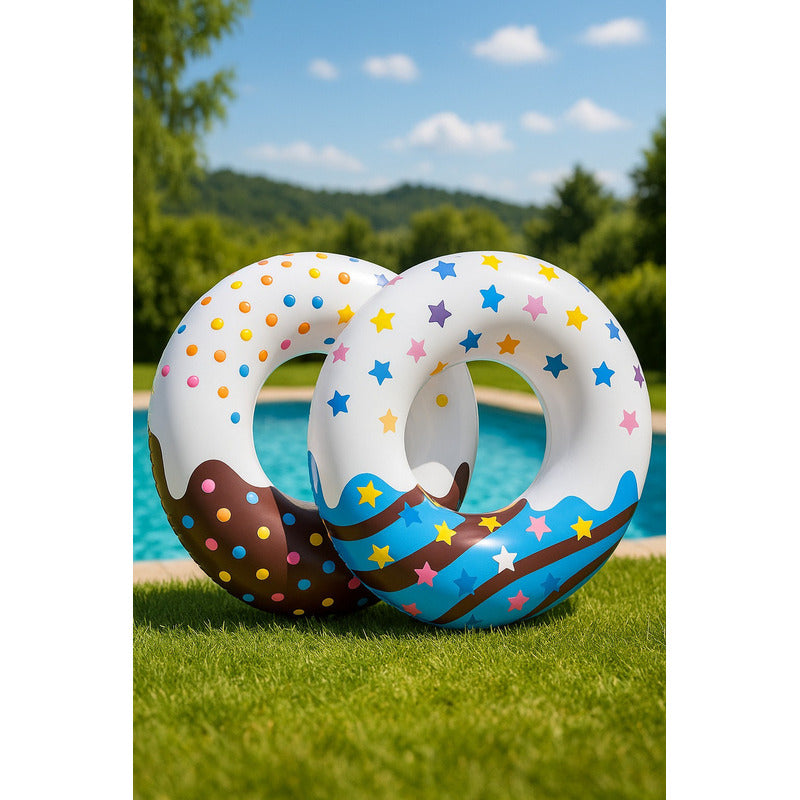 Sun Club Inflable Dona 115cm 37601 Color Multicolor