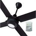 Ventilador De Techo Exahome Plafon Led 616 Skf Ind. Arg  1.2 M Negro Metálica 4