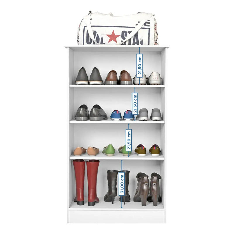 Zapatero Exahome Premium Organizador De Zapatos Diseño Blanco