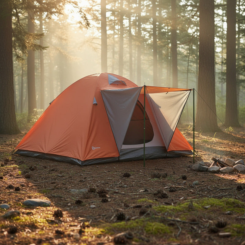 Carpa 4 Iglu Personas Exahome Con Alero 1500mm Sobretecho