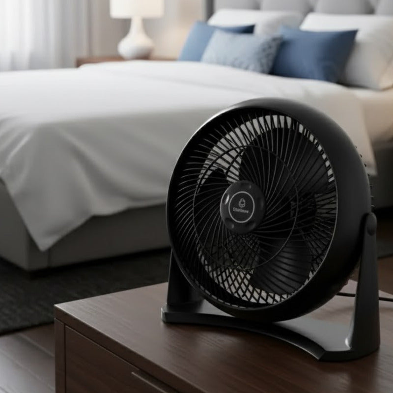 Ventilador Turbo Exahome Mesa Pared Tech Tienda Oficial 30.48 Cm 1 Negro Negro Pvc 5
