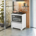 Bajo Mesada De Cocina Exahome Exclusivo Premium Para Anafe Blanco