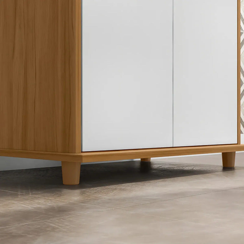 Organizador De Cocina Despensero Exahome Porta Microondas Roble