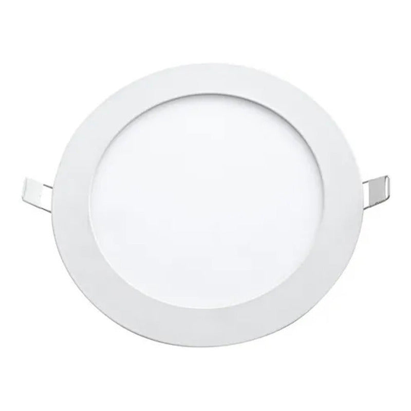Plafon Panel Led Embutible Redond Tienda Oficial Blanco Cálido