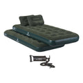Combo 2 Colchone Inflable D 1 Plaza + 2 Almohadas + Inflador Verde
