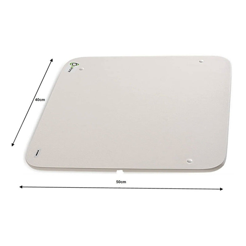 Panel Calefactor 400w Bajo Consumo Placa Estufa Color Blanco