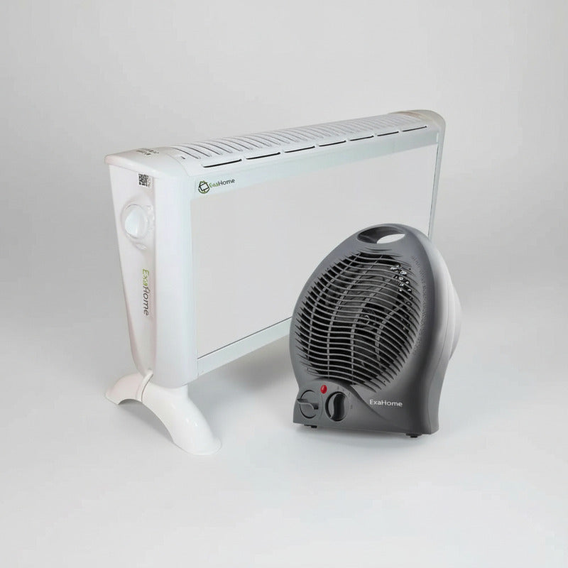 Combo Caloventor Exahome + Convec Tienda Oficial Blanco