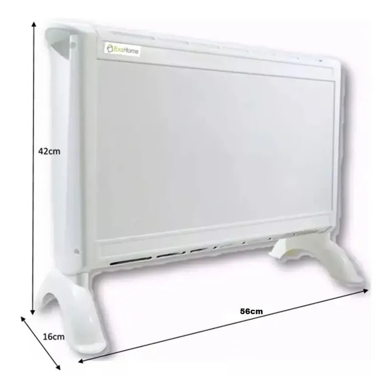 Calefactor Electrico Panel Estufa 3 Niveles 2 Años Exahome Blanco